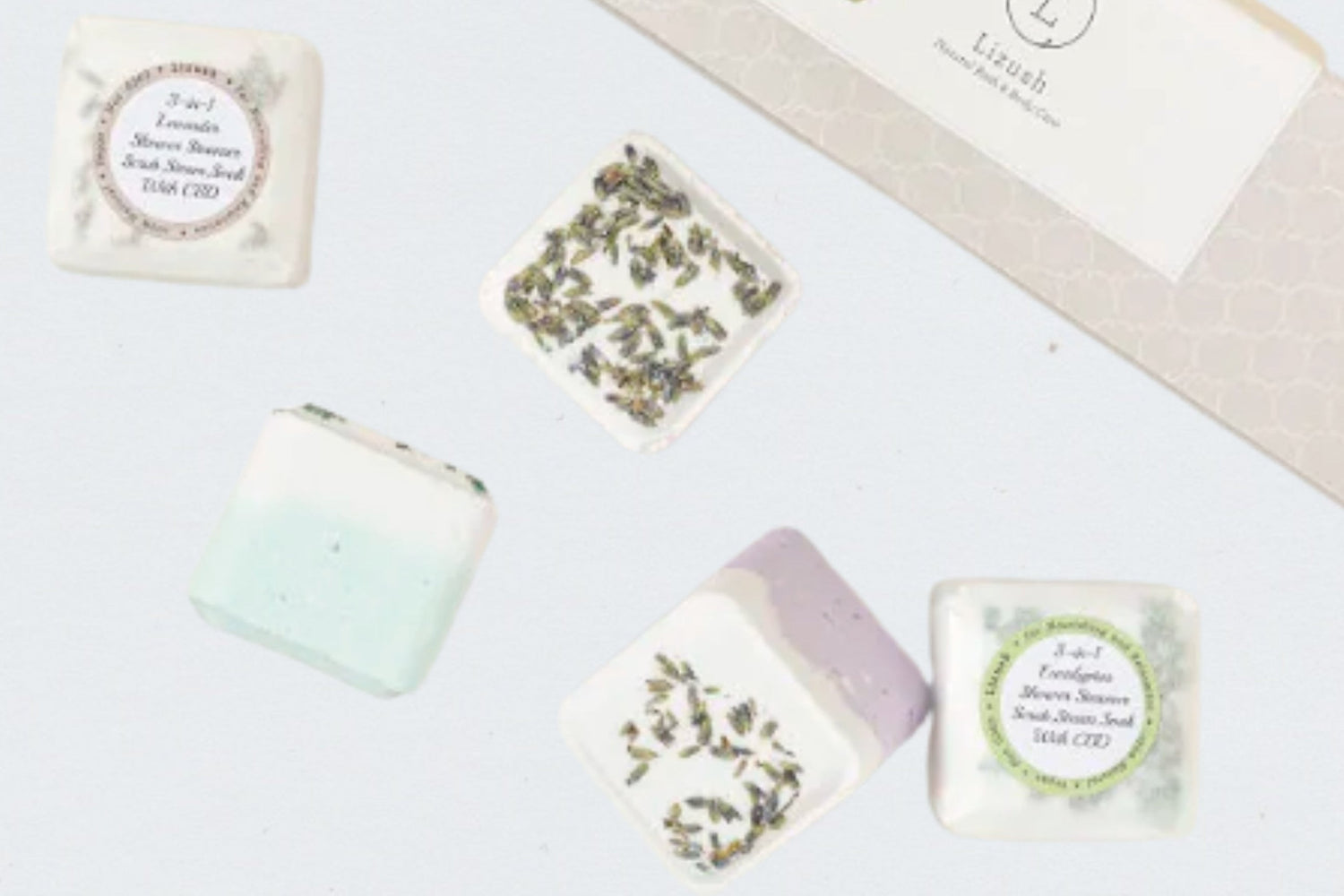 CBD Shower Steamers Gift Set with CBD - 5 Big Fizzies (THC Free)-0