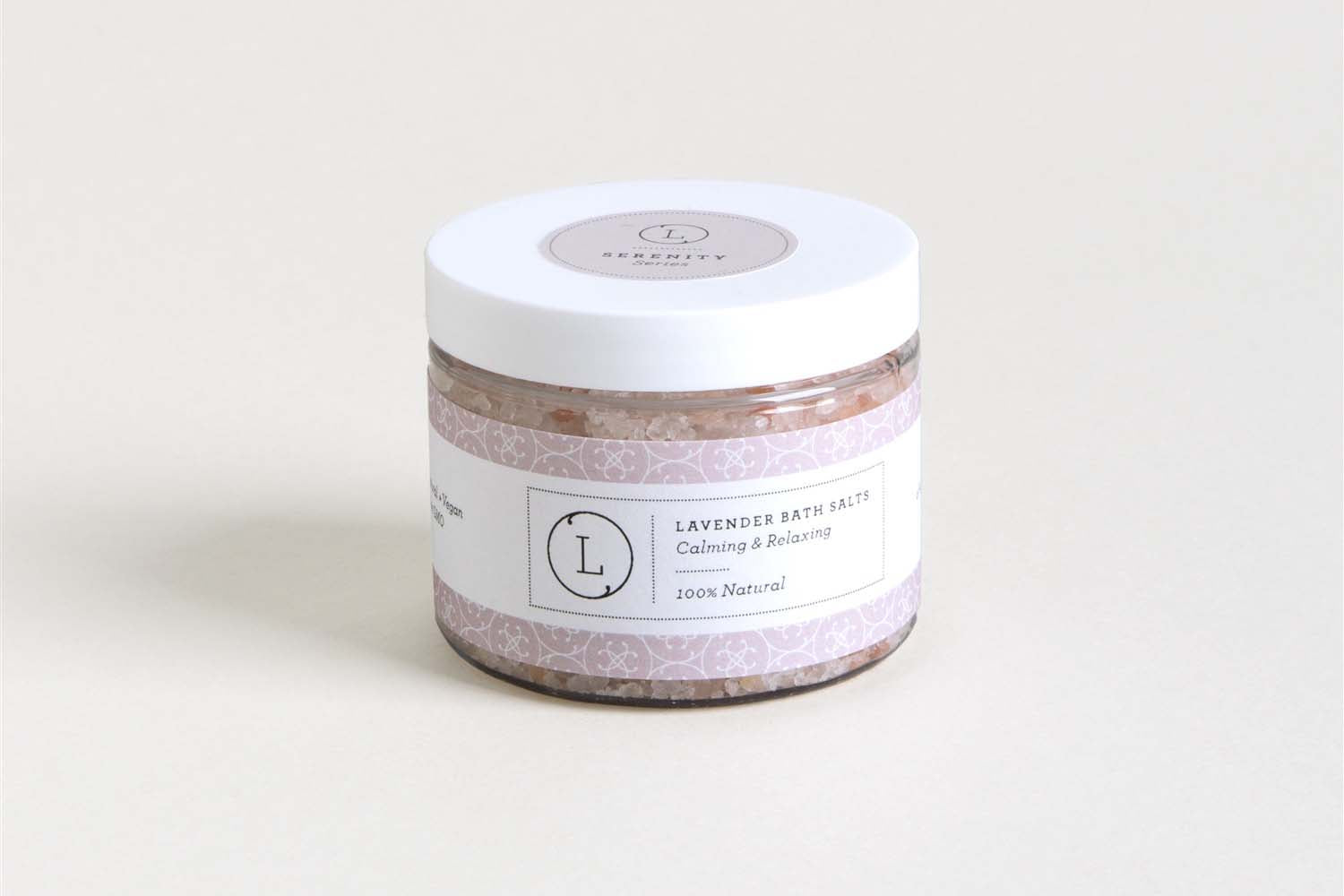 CBD Lavender Natural Bath Salt Soak with CBD. Made with Dead sea, Epsom and Himalayan salts-2