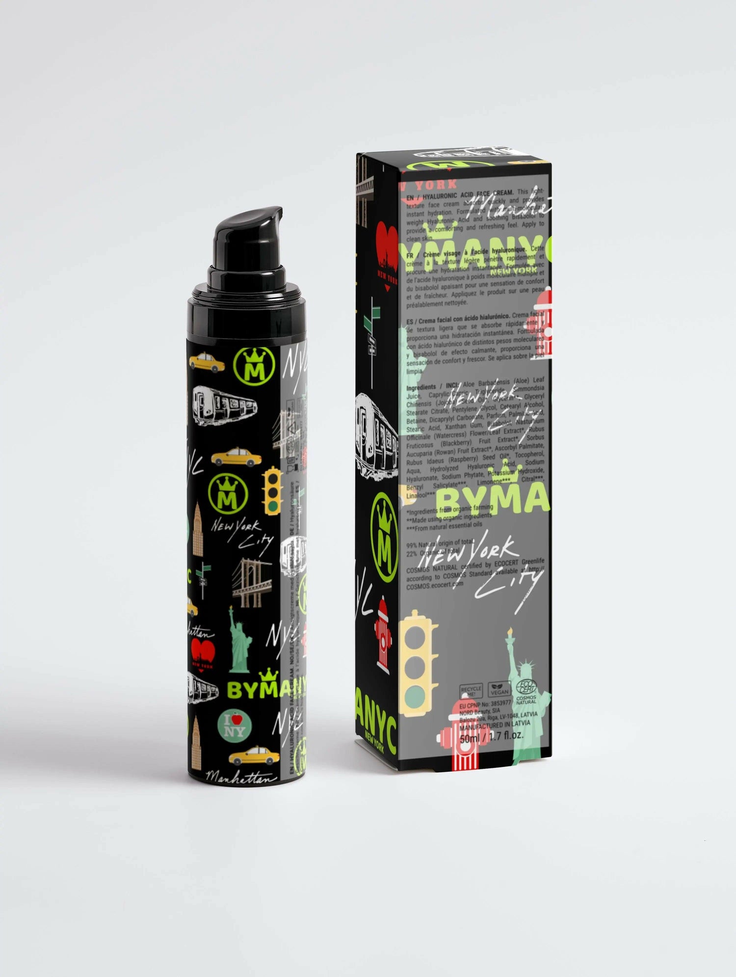 Men Hydrating Face Cream with Hyaluronic Acid Vegan Skincare-1